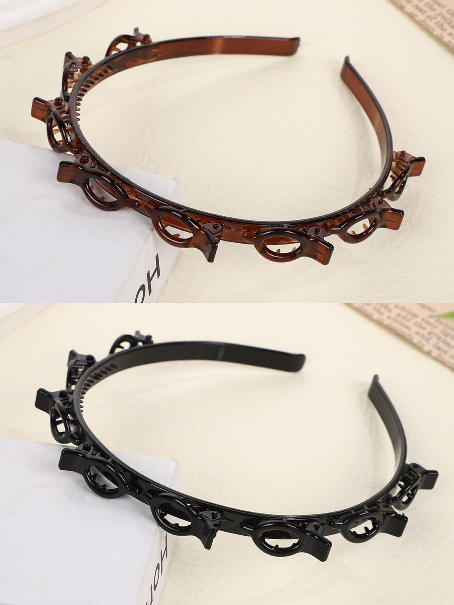Bangs Hairstyle Hairpin Headband, Professional Weave Bangs Clip, Toothed Headband Braid Tool, Women Girls Fashion Hair Accessories