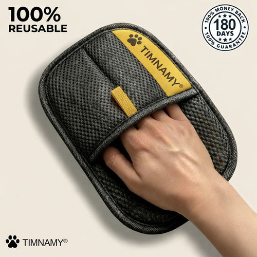 90% OFF TODAY🔥:TIMNAMY® ⭐Electrostatic Pet Hair Removal Glove – Lifts Embedded Fur in Seconds, Reusable & Washable, Works on Sofas, Clothes & Cars⭐