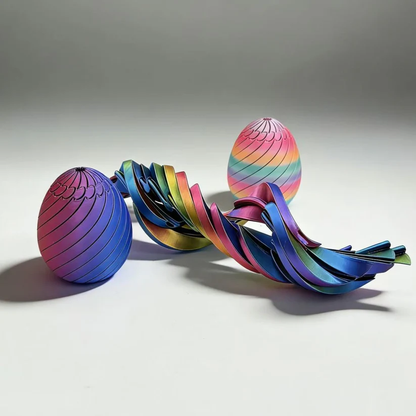 (🎁Last Day Promotion-48%OFF)TIMNAMY® 3D Printed Slippery Egg Fidget🎁