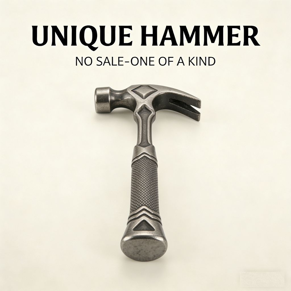 ForgeCraft Legacy: The One-of-a-Kind Unique Claw Hammer