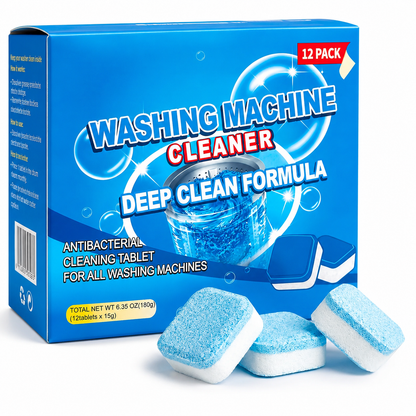 TIMNAMY®Drain Cleaning Tablets 12 Pack For Sinks, Showers & Washing Machines