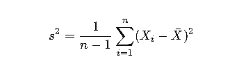 variance formula sample